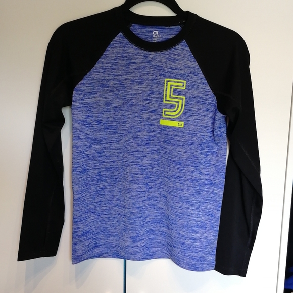 Gap Kids Gap Fit Dry Baseball Tee Long Sleeve Large Boys - Picture 3 of 9